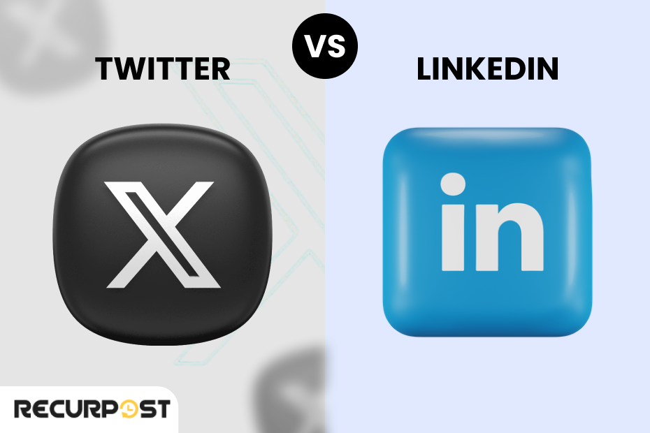 Twitter marketing vs. LinkedIn marketing