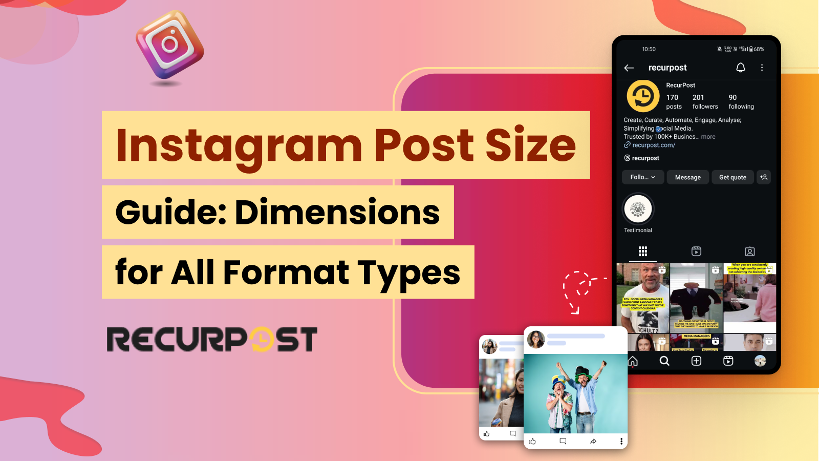 Instagram Post Size Guide- Dimensions for All Format Types