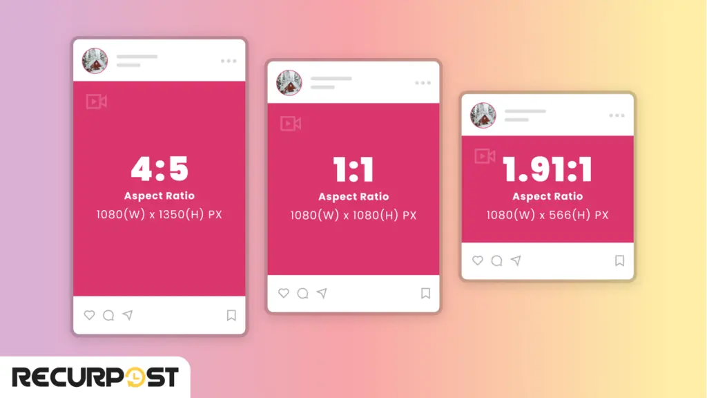 Instagram Video sizes