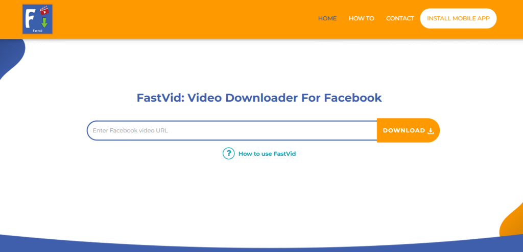 FastVid Video Downloader for Facebook (Mobile App)