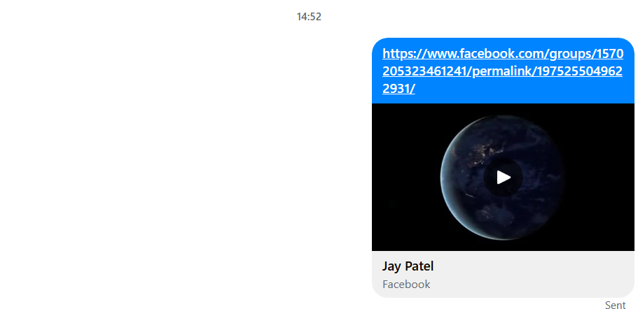 Download from fb conversation