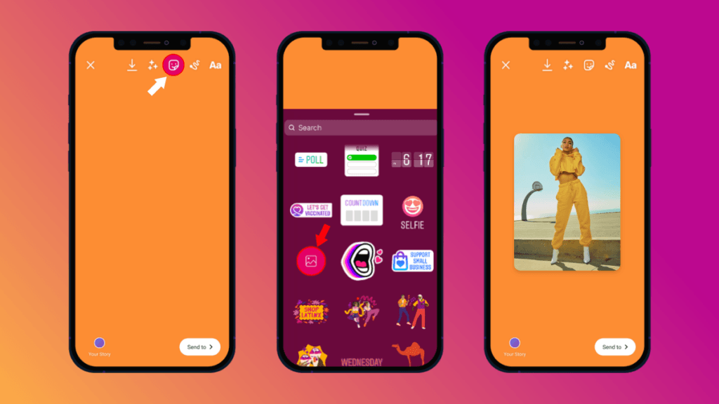 Change Background Color in Instagram Stories