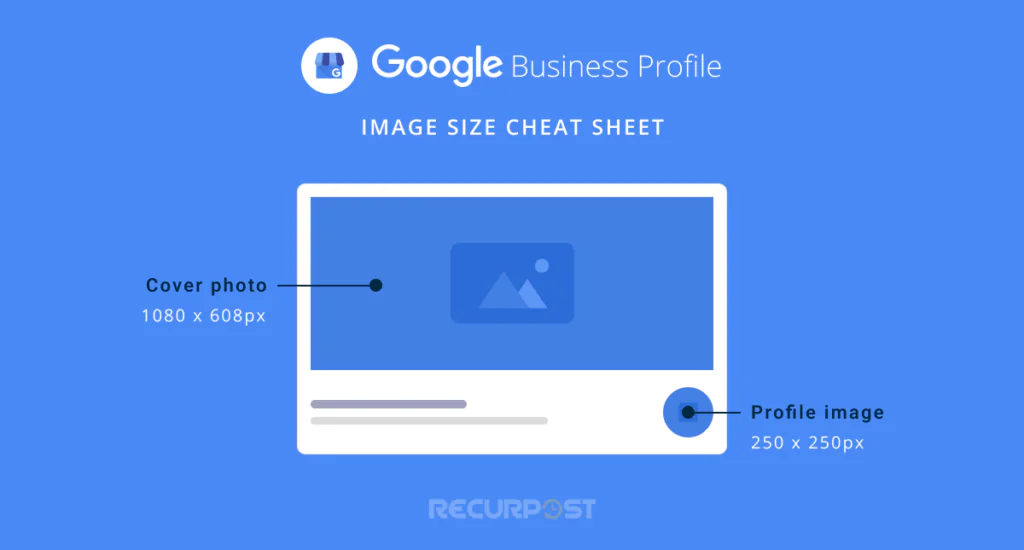 Social media image sizes Guide for Google Business Profile