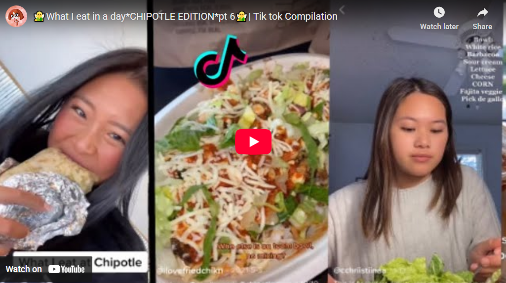 What I eat in a day CHIPOTLE EDITION