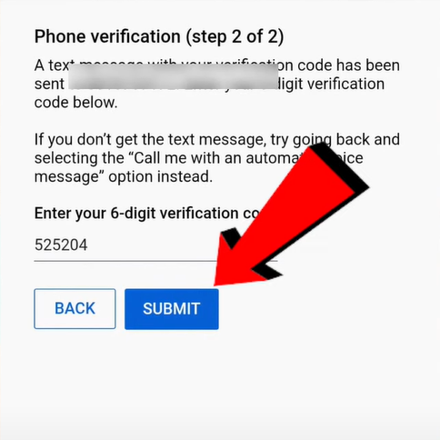 Step 5 Receive the Verification Code