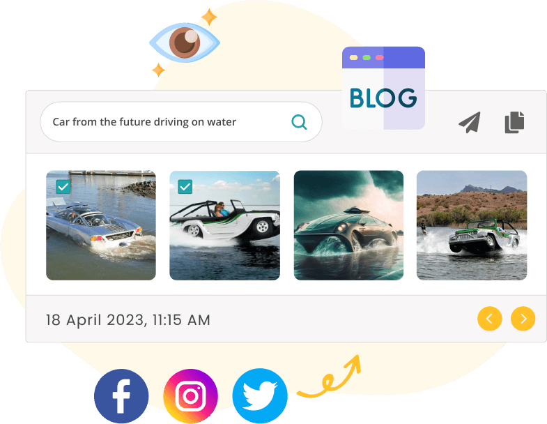 Text-to-Image AI image Generator by RecurPost