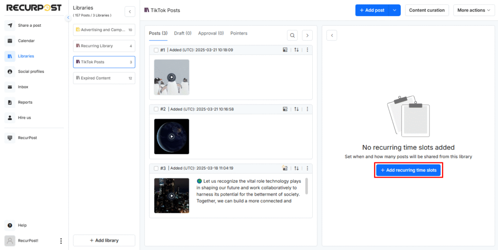 Step 4 Create a Recurring Schedule
