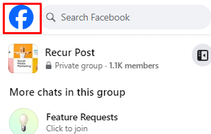 Click logo to go home page