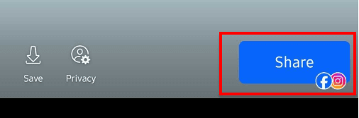 share your Instagram Story 