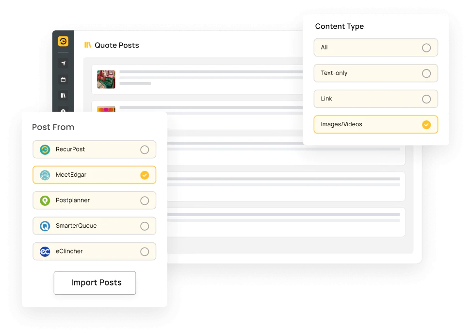 Import Content from Other Tools