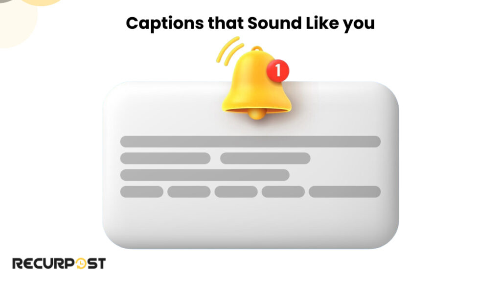captions that sound like you