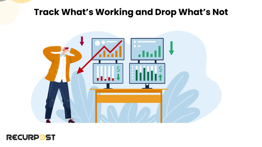 track what is working and drop what is not