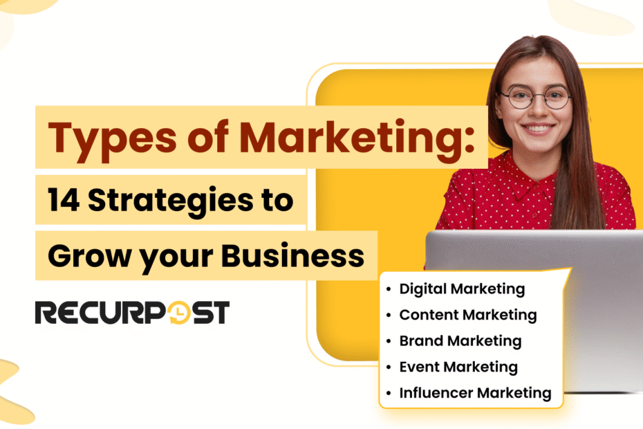 Types of Marketing: 14 Strategies to Grow Your Business