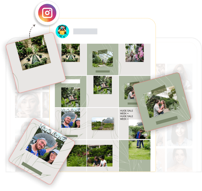 Grid Layout Your Feed, Your Vision