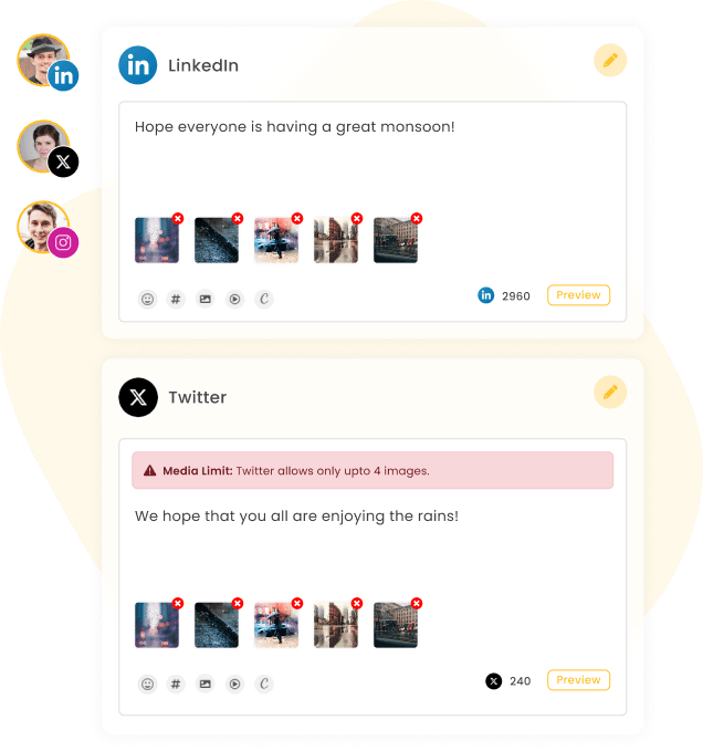 right media every time - tailored posts