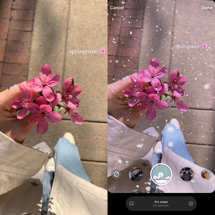 Cool Effects for IG Stories
