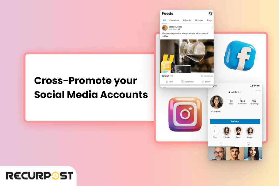 Cross-promote your social media accounts