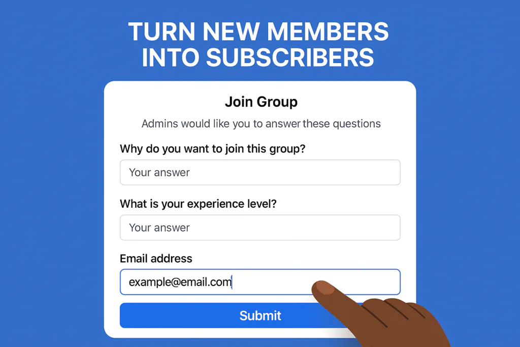 Grow your email list with entry questions