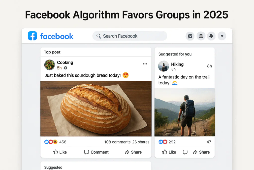 How Facebook prioritizes group content