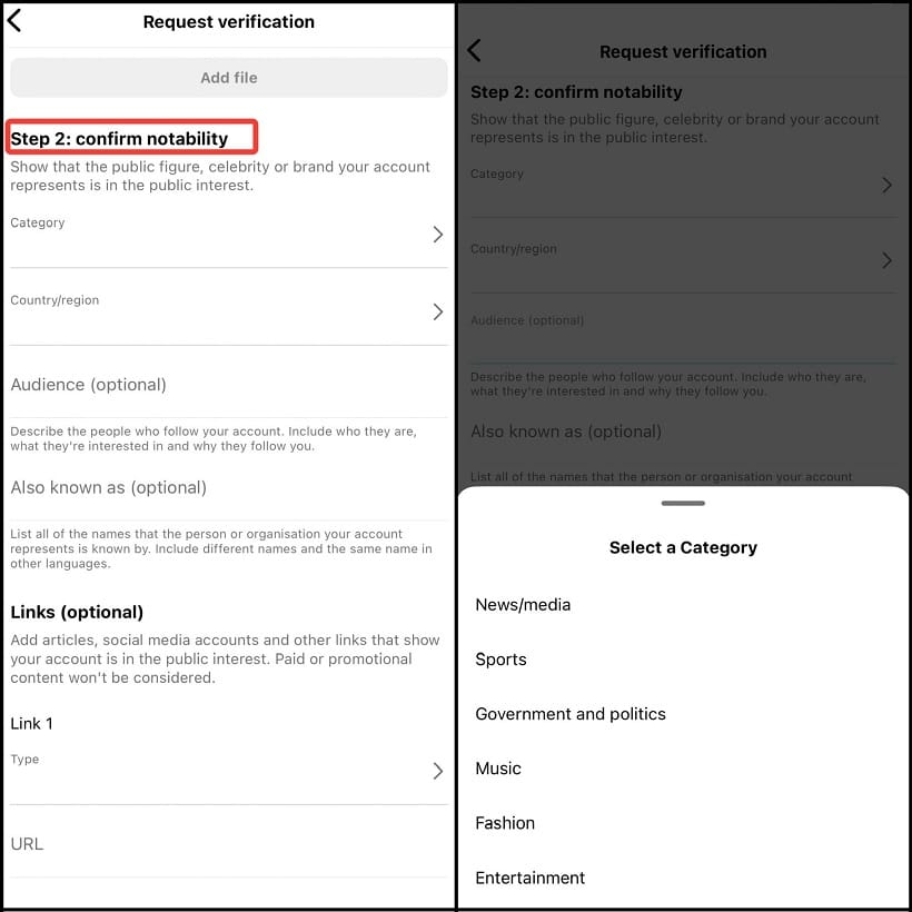 How to get varified on instagram in 2025_confirm notability