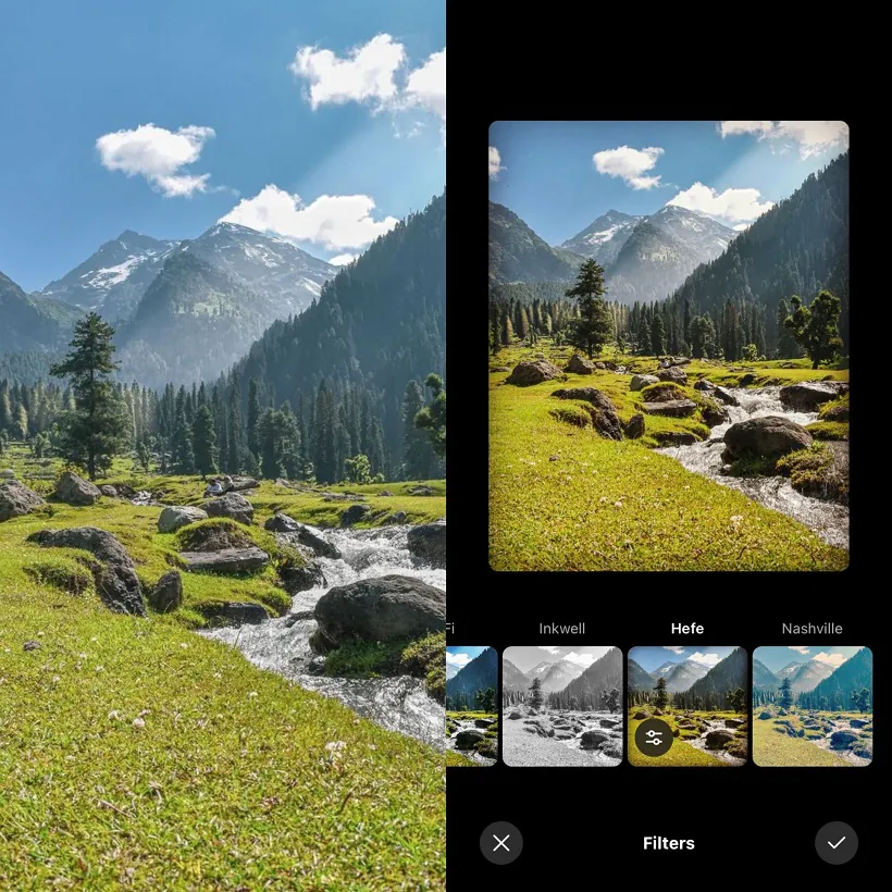 Instagram Filters for Stunning Landscapes