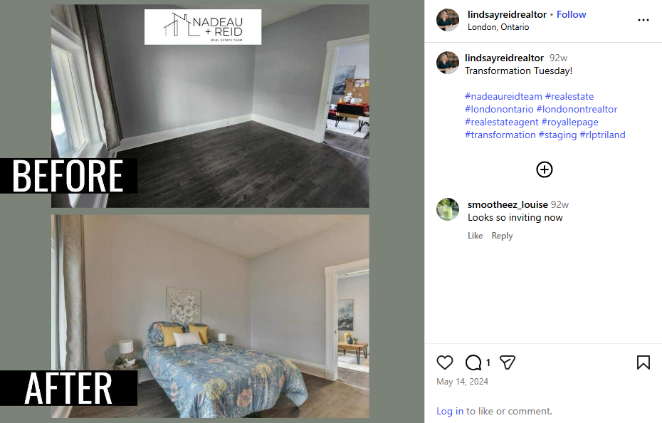 Property transformation featured in real estate posts