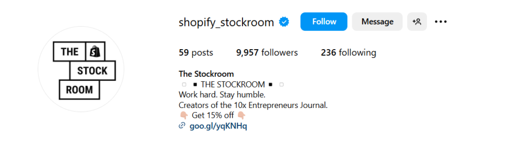Shopify Stockroom