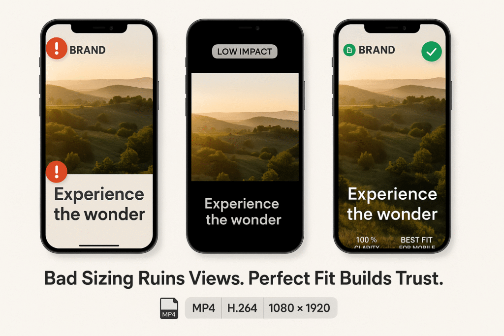 Avoiding cropping and quality loss