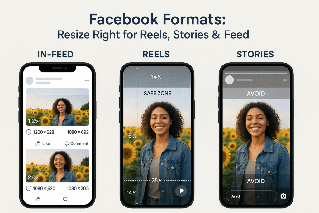 Facebook In-Feed, Reels, Stories, and Ads