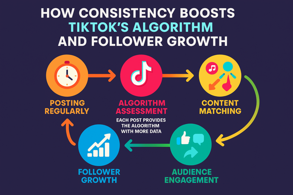 How consistency affects TikTok's algorithm