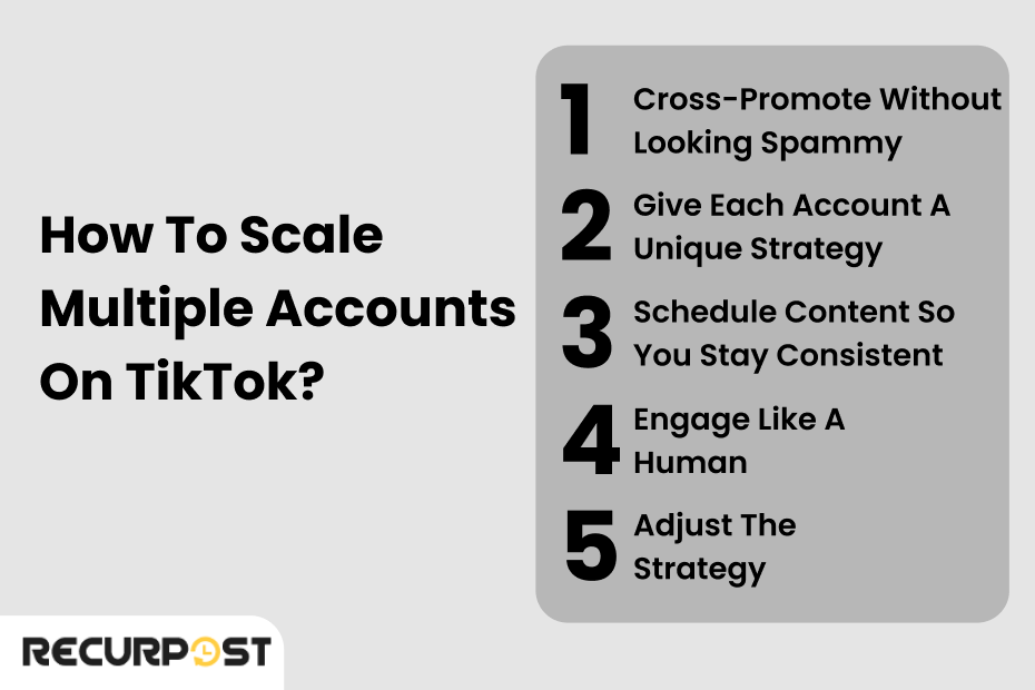 How to Scale Multiple Accounts on TikTok?