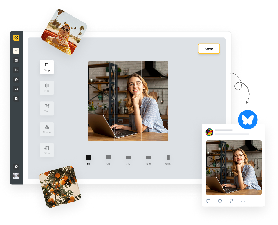 Bluesky scheduler to make every post scroll-stopping