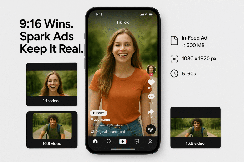 TikTok In-Feed and Ad specs