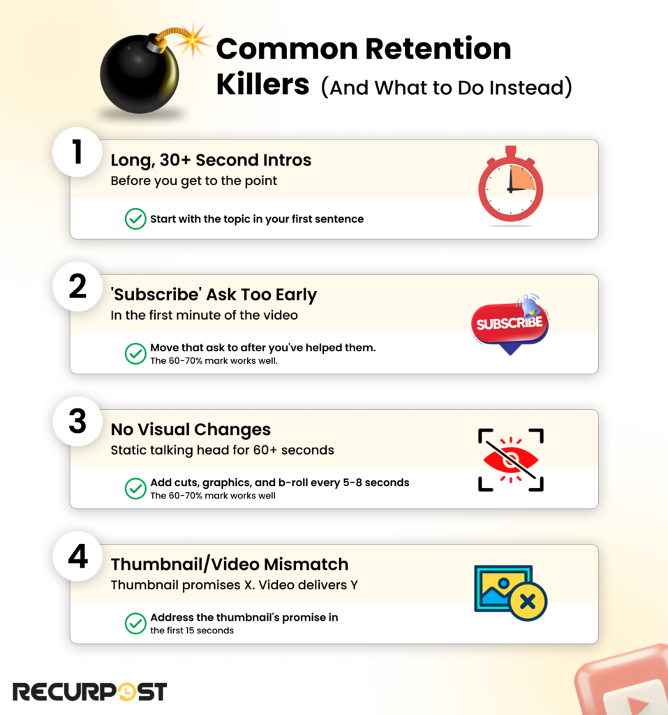 Commmon Retention Killers