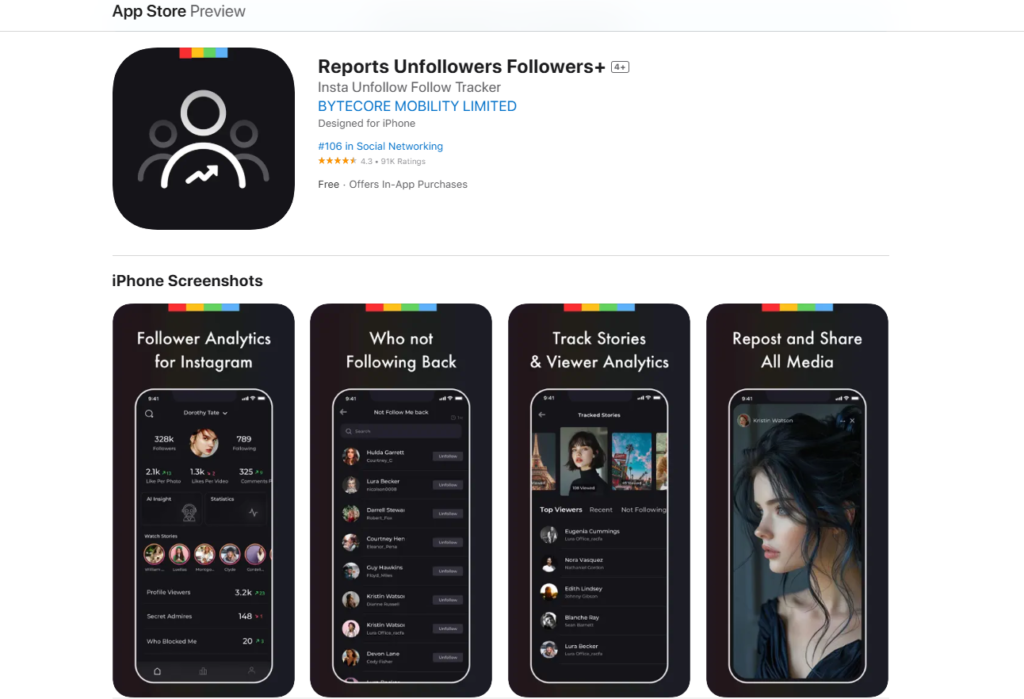 Unfollowers Followers+