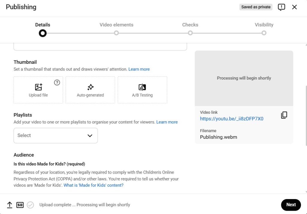 youtube thumbnail a-b testing
