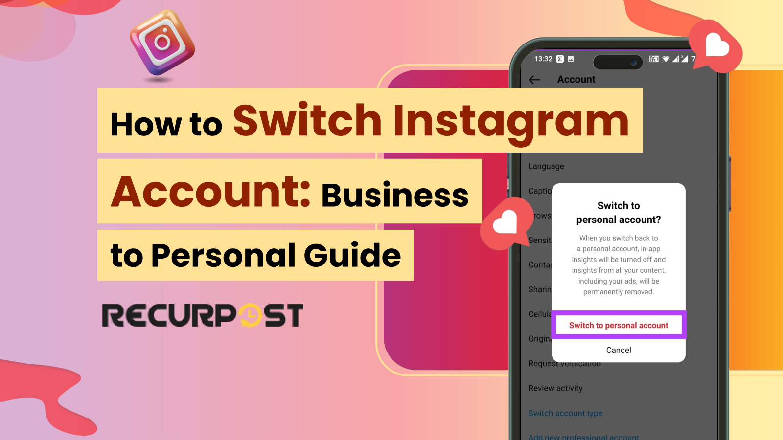 How to Switch Instagram Account