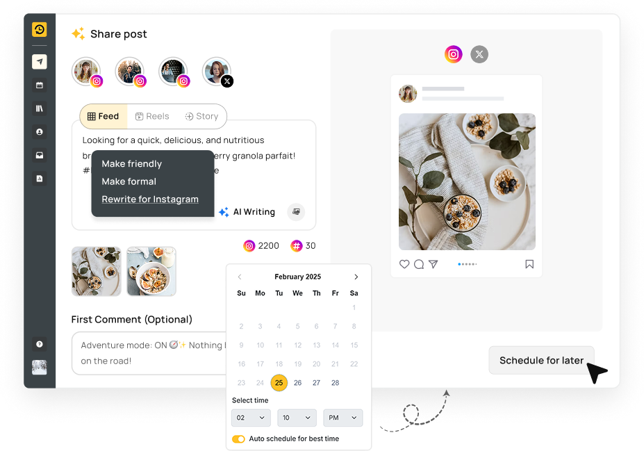 Instagram AI that generate content