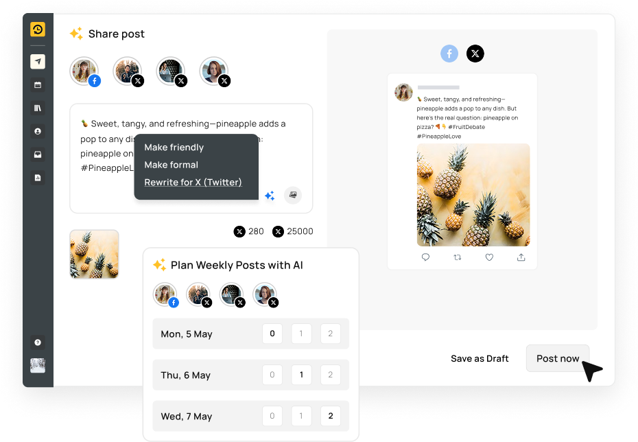 Automate Twitter content creation with AI scheduling