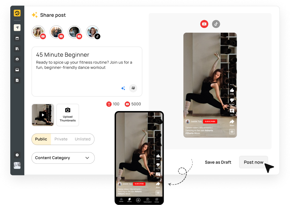 RecurPost for Seamless Video Scheduling