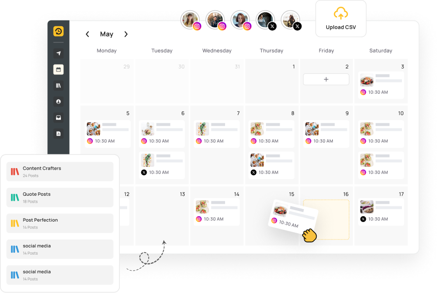 instagram visual calendar