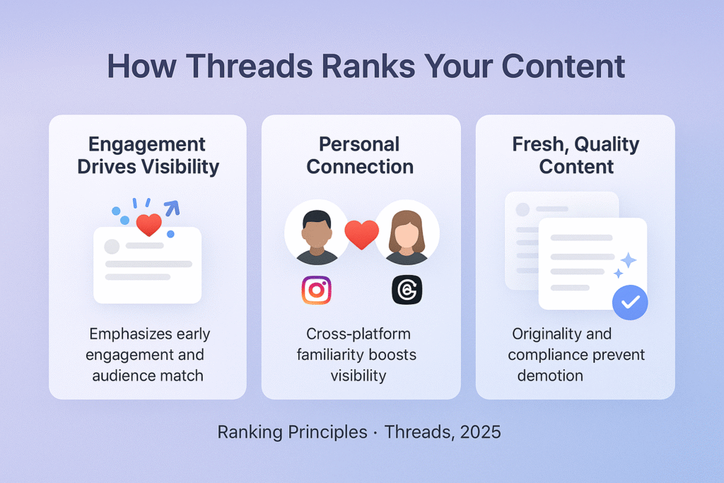 How the Threads Ranks your content