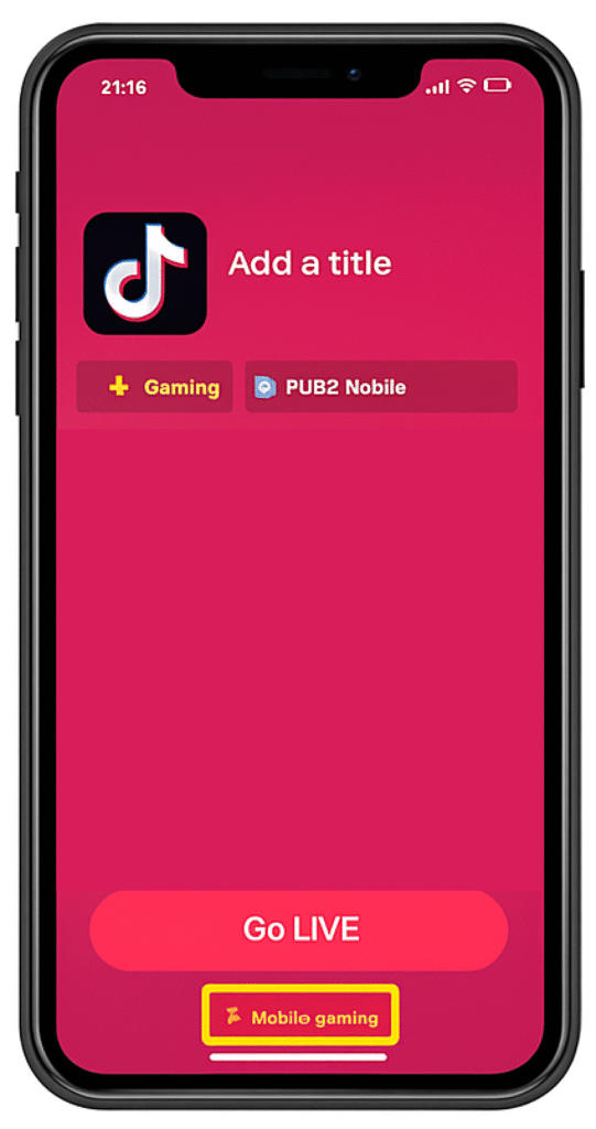 Navigate to the Live Stream Feature in TikTok