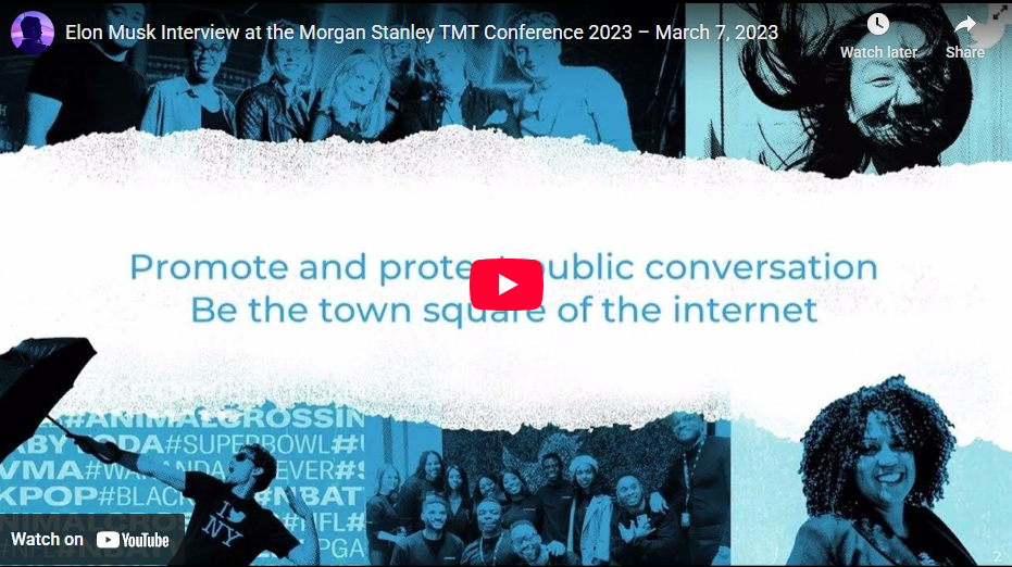 Elon Musk Interview at the Morgan Stanley TMT Conference