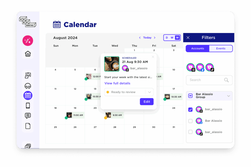 Sked Social Content management
