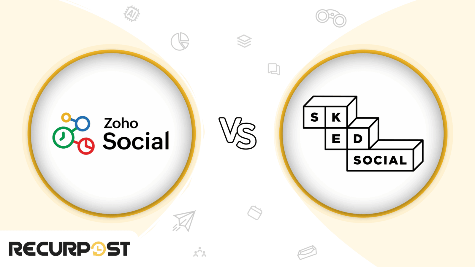 Zoho Social vs Sked Social feature image