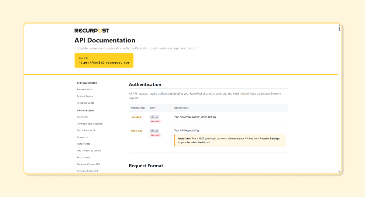 New API Documentation