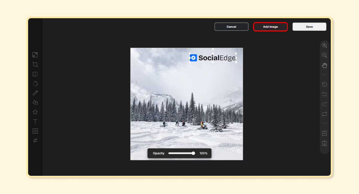 Add logo watermarks in RecurPost